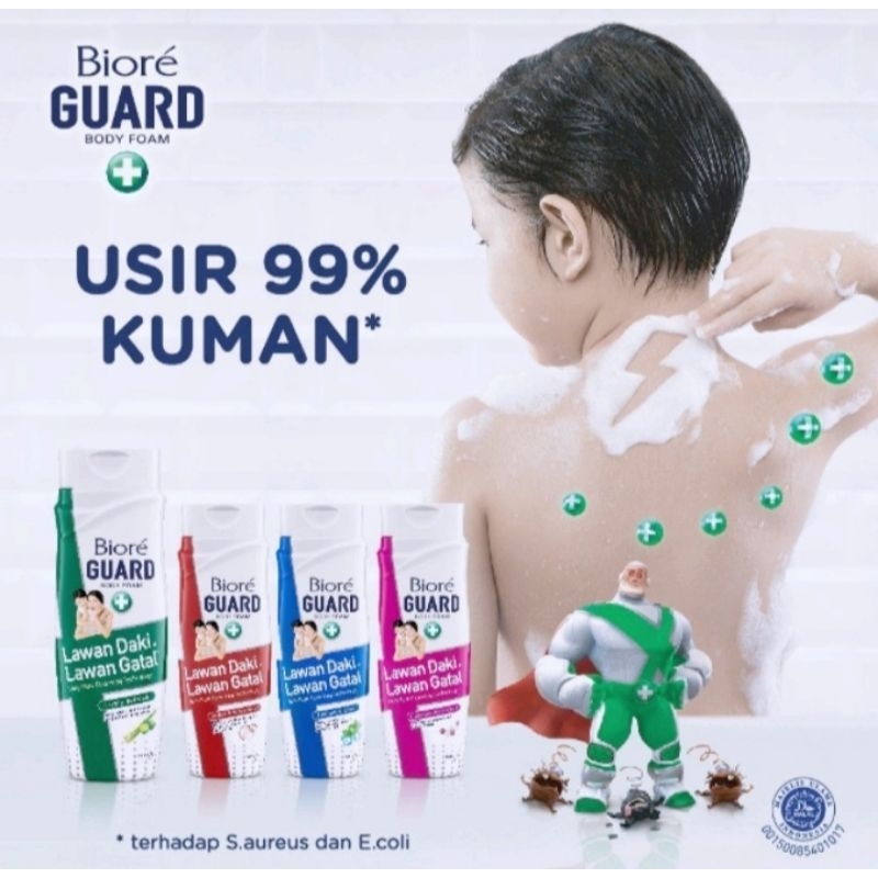 biore guard body foam/body wash    biore guard 450 ml/250 ml, sabun cair