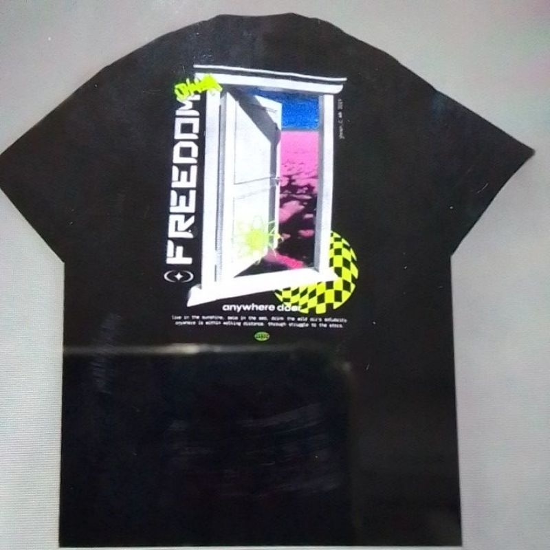 t-shirt unisex anywhere door black