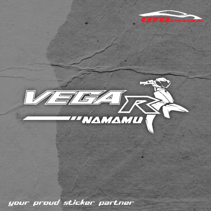 Jual STIKER LOGO VEGA R CUSTOM NAMA | Shopee Indonesia