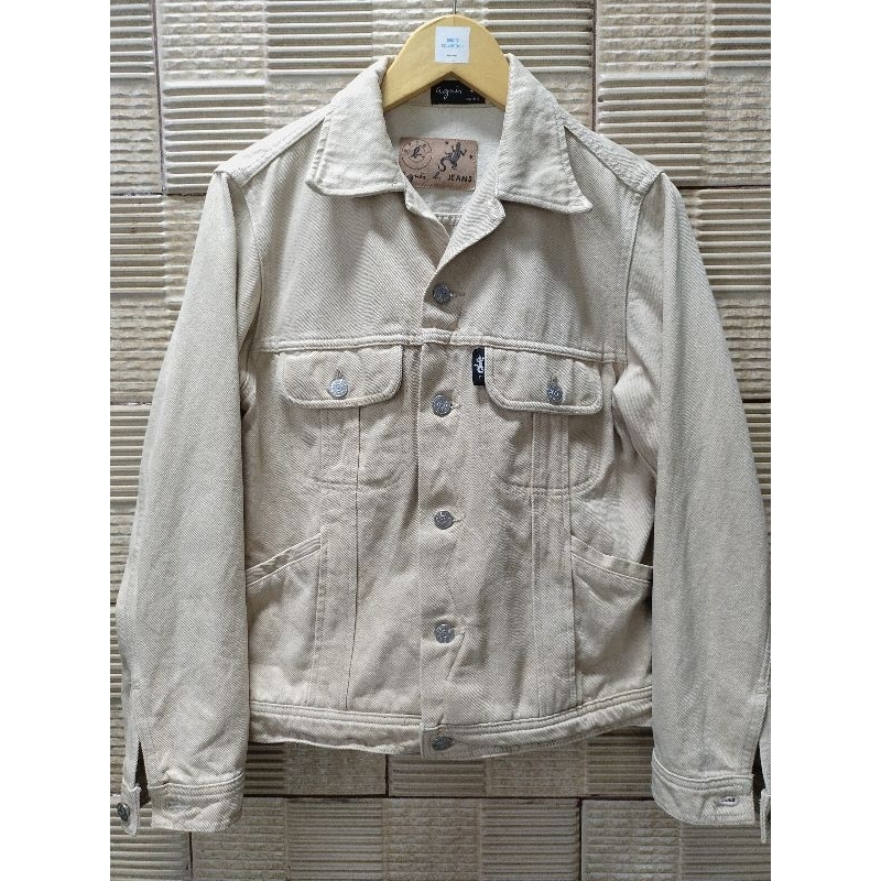 Jual Jacket Trucker Denim Brand Agnes B