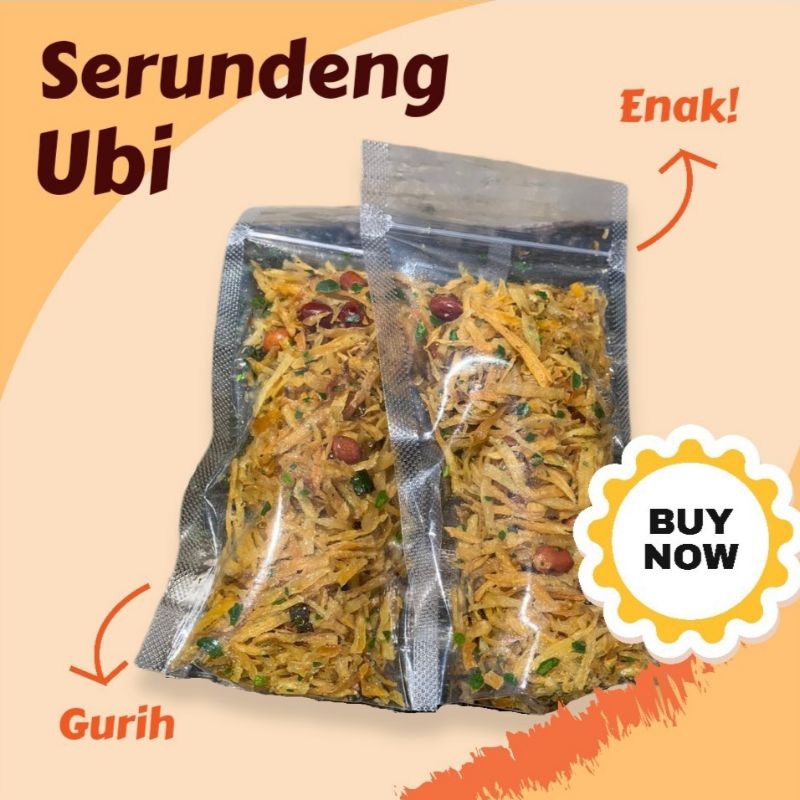 

serundeng ubi kecil