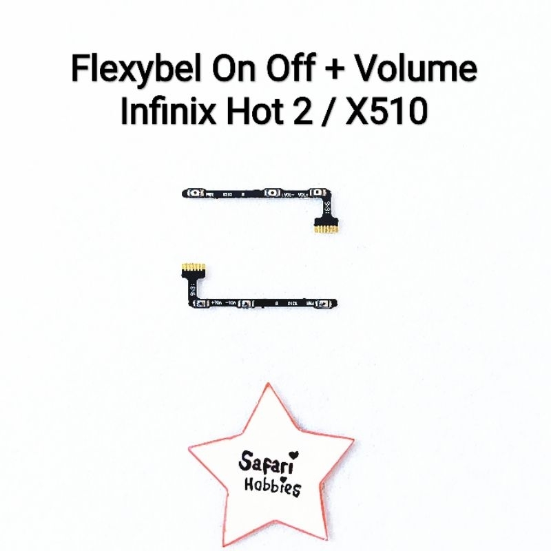 Fleksibel On/Off Volume Infinix Hot 2 /X510