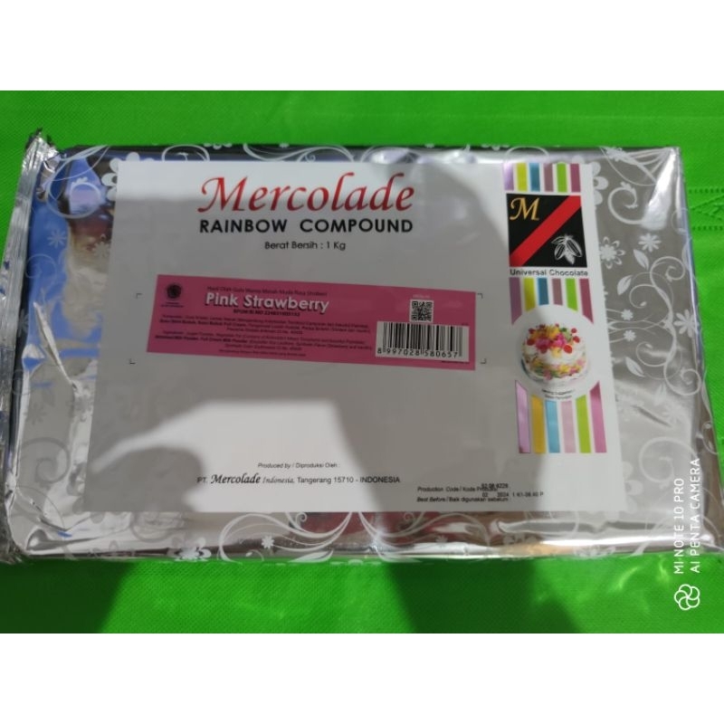 

Mercolade Strawberry dan Lemon coklat warna 150gr