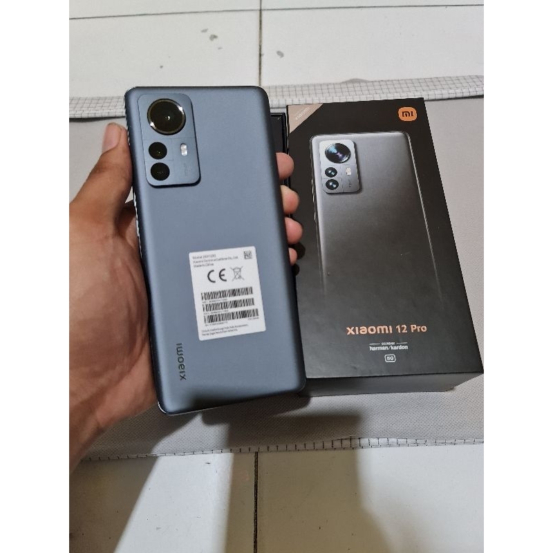 xiaomi 12 pro 5g 12/256 second lengkap mulus