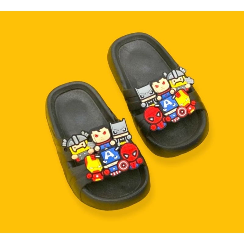 Sandal Selop Anak Cowok Sandal Anak laki laki seper hero Import Sandal Anak slip on karakter Anak Astronot superhero