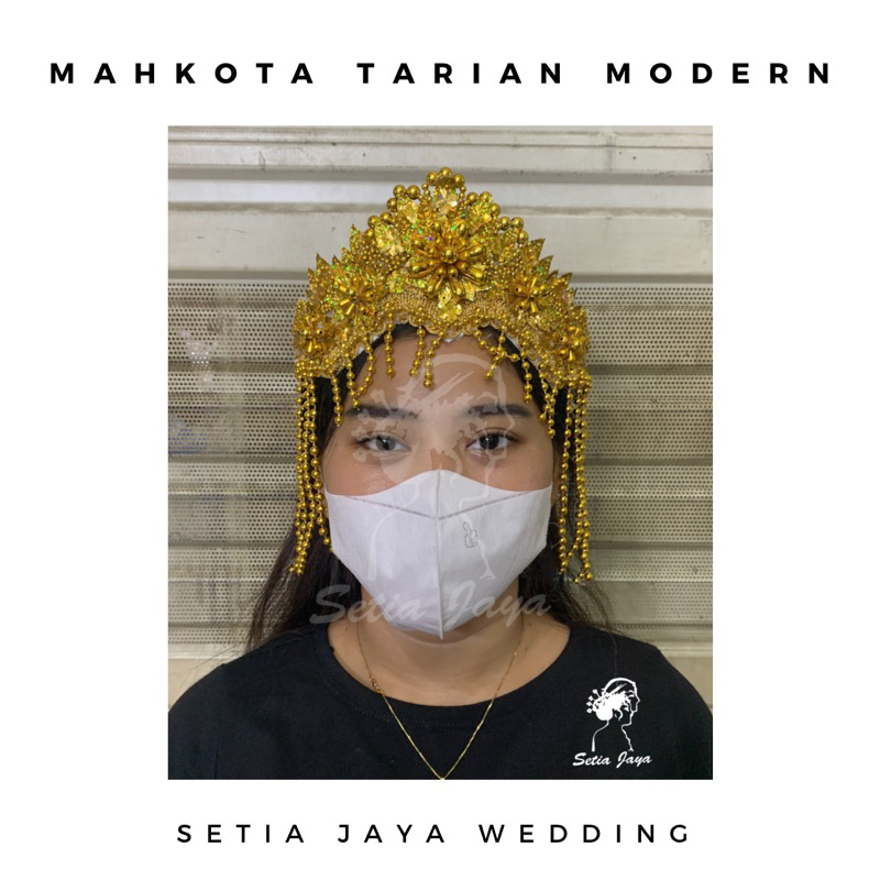 Mahkota Tarian Modern Siger/ Sunda Jurai/ Aksesoris Kepala Tarian Lomba