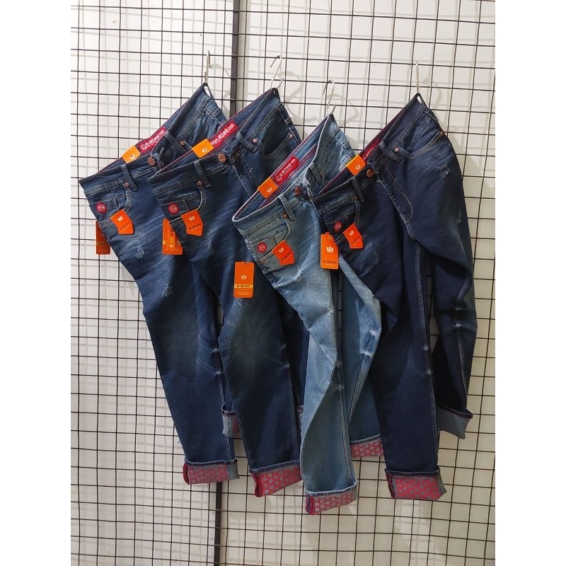 celana panjang sobek leser bahan soft jeans import berkwalitas distro mewah