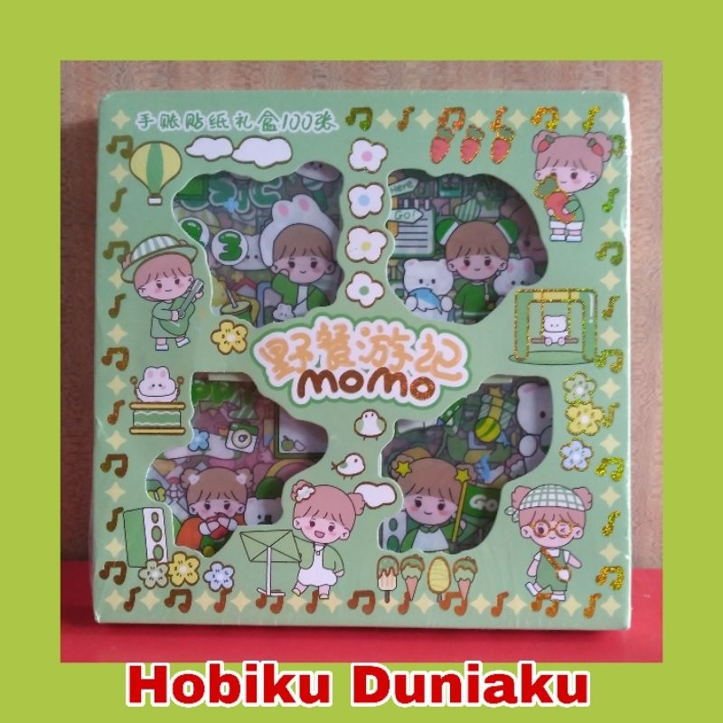 

Stiker SenMu seri Momo/Stiker Aesthetic/Stiker Diary/Stiker Jurnal/Sticker Momo Box/Momo Viral- ORIGINAL-(BOX)