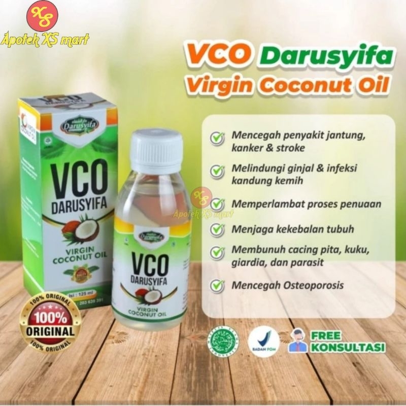 

DARUSYIFA VCO 125 ML - VIRGIN COCONUT OIL PREMIUM MINYAK KELAPA MURNI 125 ML