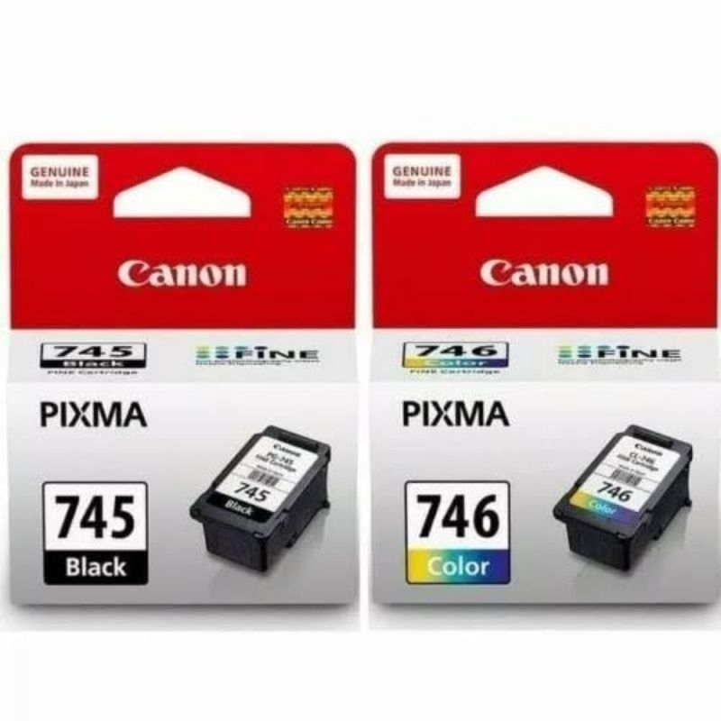 CANON 745 746 TINTA CARTRIDGE PIXMA CANON 745 BLACK 746 COLOR