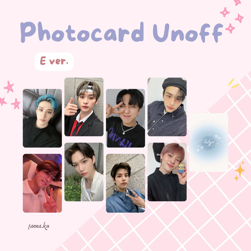 [STRAY KIDS] PHOTOCARD SELCA #2 STRAY KIDS UNOFFICIAL