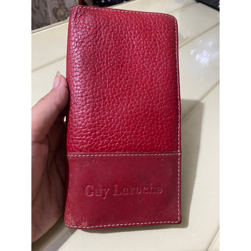preloved dompet guy laroche original leather