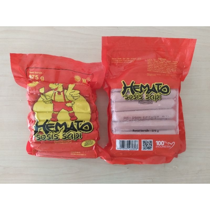 

Hemato Sosis Sapi 375gr (isi 15)