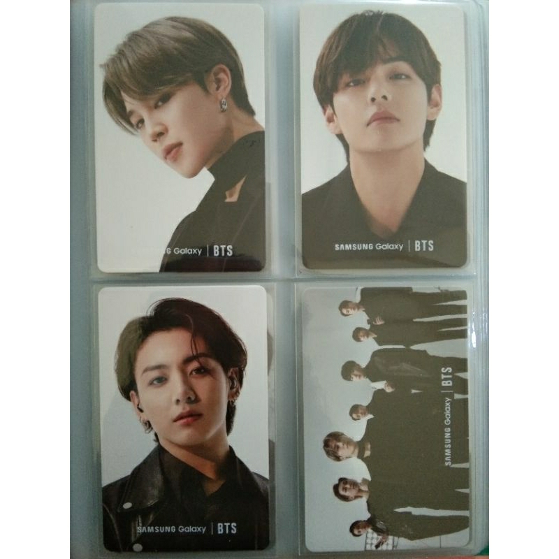 PHOTOCARD BTS SAMSUNG LATIN SET, JIMIN, JIN(Baca Deskripsi)