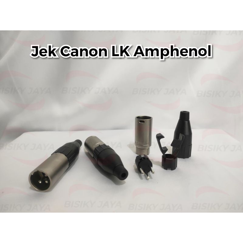 Jack Jek Canon XLR Male Amphenol Original Amphenol