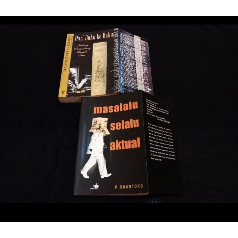 paket buku langka murah karya P Swantoro ( dari buku ke buku dan masa lalu selalu aktual)
