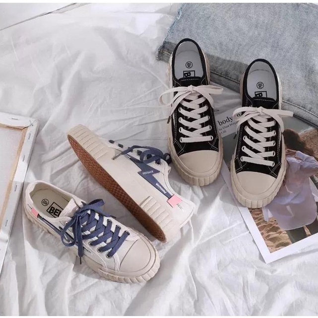 Free Box Sepatu Sneakers Import Sneakers Korea NS8805 Sepatu Kuliah Sepatu Sneakers Wanita