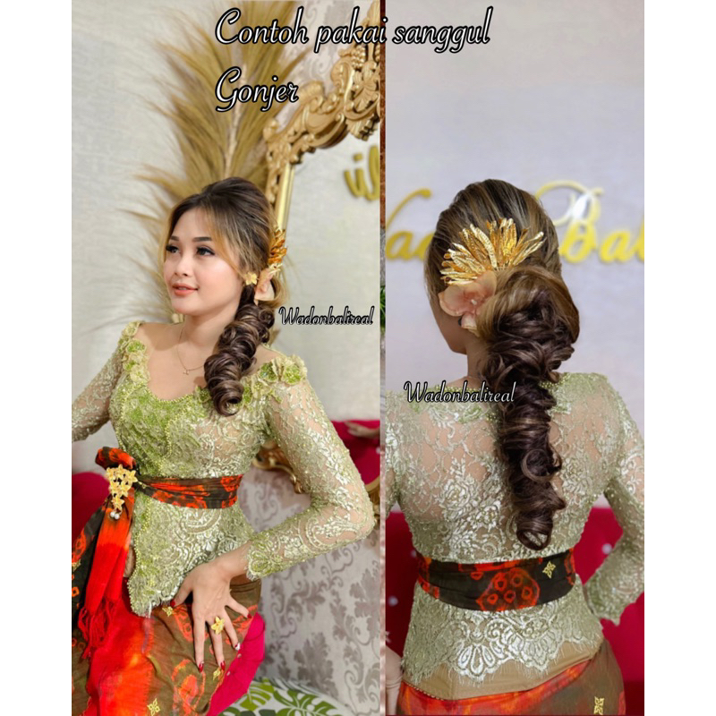 rambut gonjer /sanggul gonjer by wadon bali /rambut gonjer