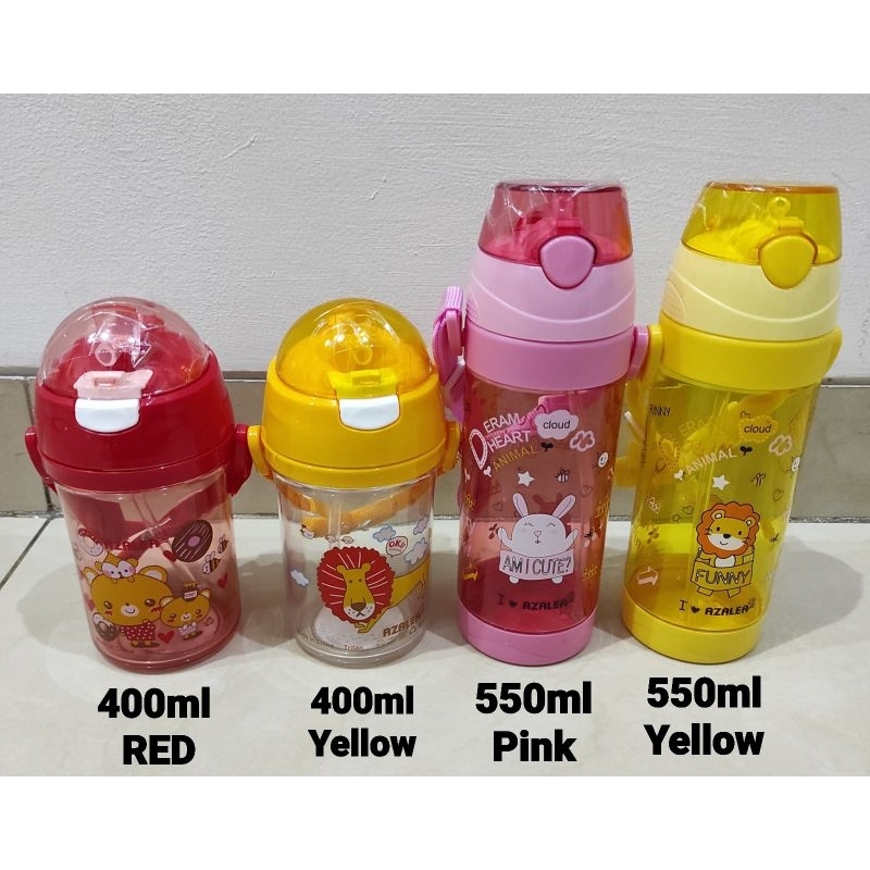 LIMITED Azalea Botol Minum Anak Tritan BPA FREE NEW ORIGINAL 400ml 550ml