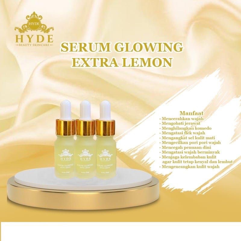 SERUM GLOWING EXTRA LEMON HYDE BEAUTY SKINCARE ORIGINAL 100% BPOM