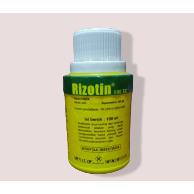 RIZOTIN 100 ML INSEKTISIDA SIPERMETRIN . RIZOTIN 100ML