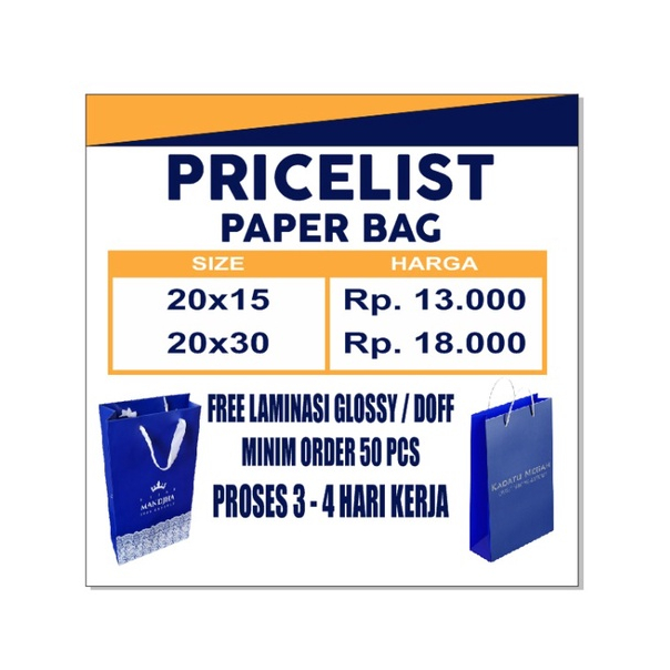 

Tas Paper Bag/Souvenir Paper Bag/Tas Paper Bag Custom