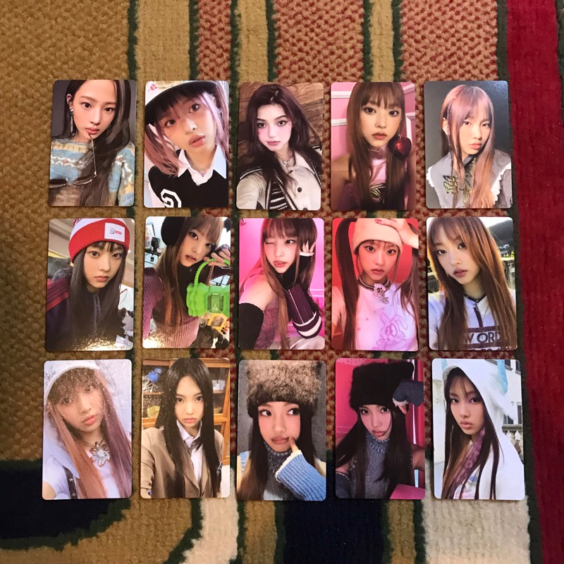 newjeans message card single album omg ditto photocard haerin hyein ver pc mc minji hanni danielle n