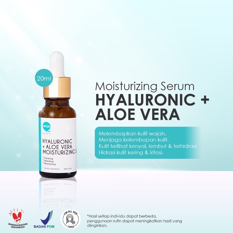 Pipiqiu - Serum Pelembab Wajah / Hyaluronic Aloevera Moisturizing Serum Pipiqiu