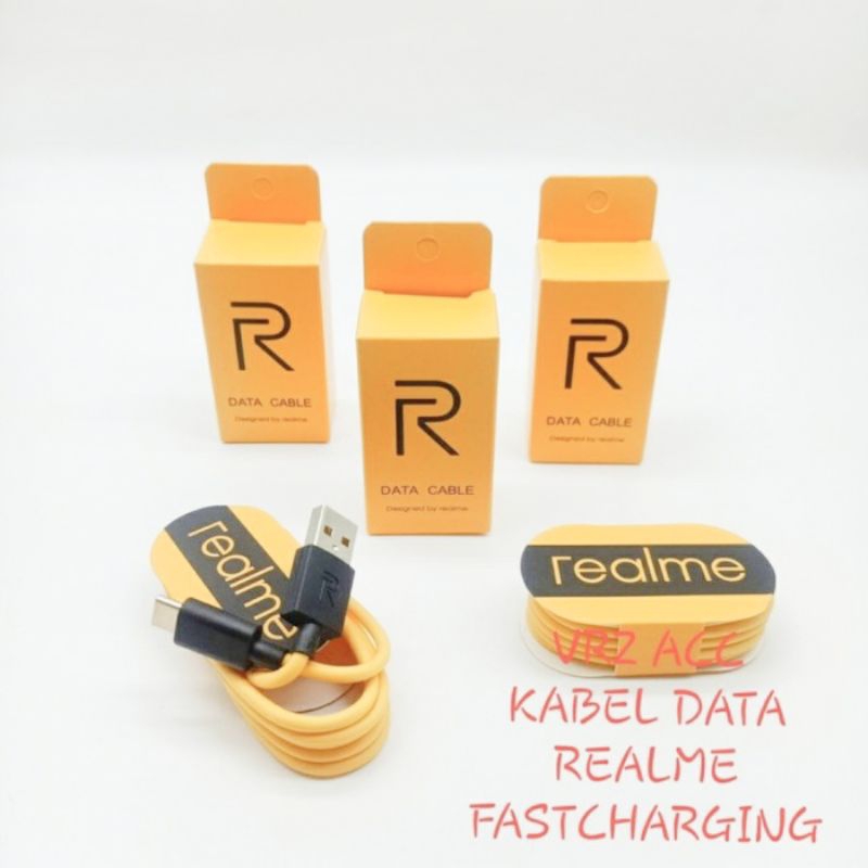 KABEL DATA TYPE C FOR REALME FAST CHARGING 2.4A - KABELDATA FOR  REALME 6 6