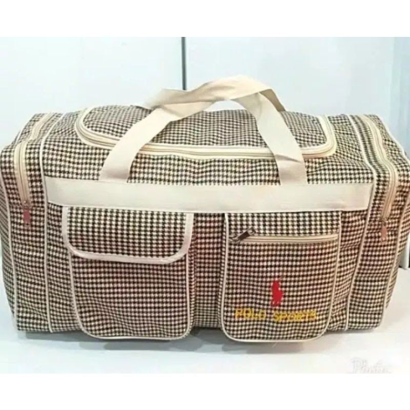 Travel Bag Polo Sport Jumbo Tas Pakaian - Tas Jinjing Selempang Murah