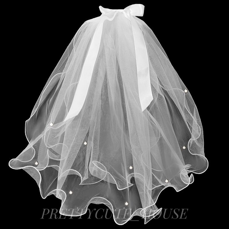 WEDDING VEIL / Kain Veil Pengantin + jepitan penutup jepala bride to be bridal shower