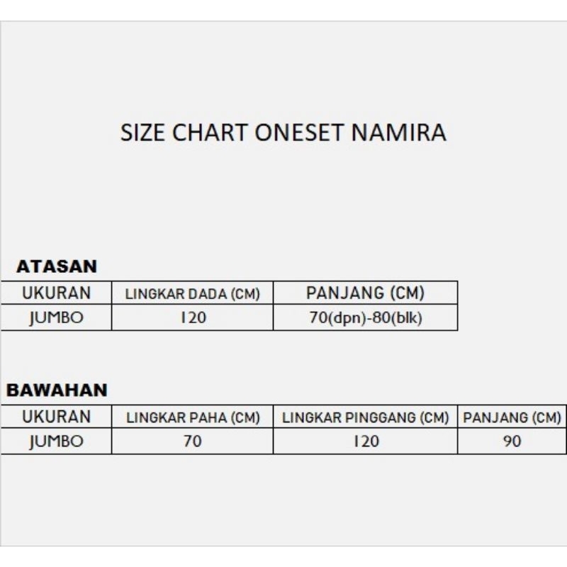 SET NAMIRA ONE SET CRINKLE SETELAN CRINKLE AIRFLOW