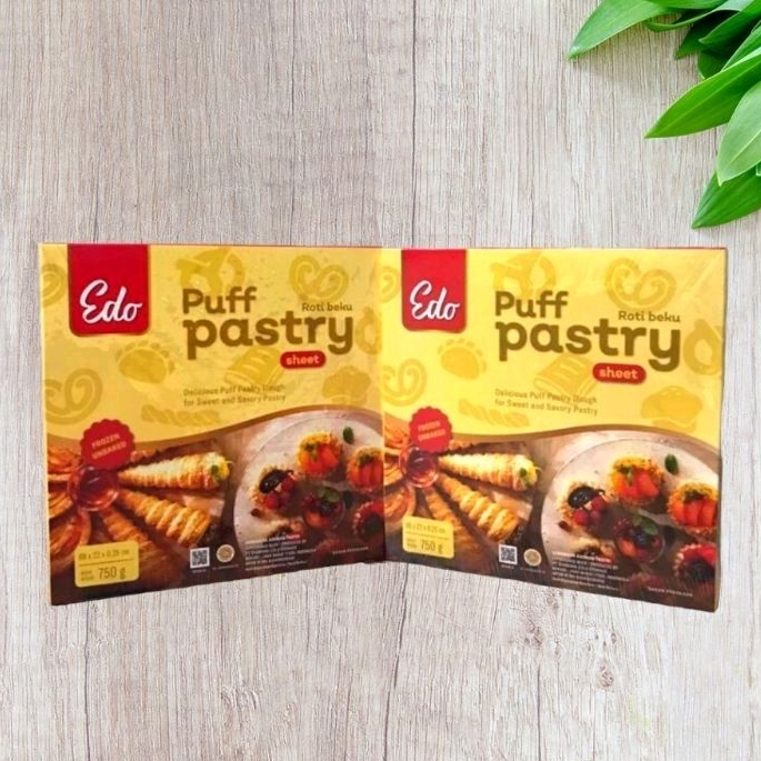 EDO PUFF PASTRY / PUFF PASTRY / KULIT PASTRY / PASTRY SHEET / KULIT PASTRY INSTAN