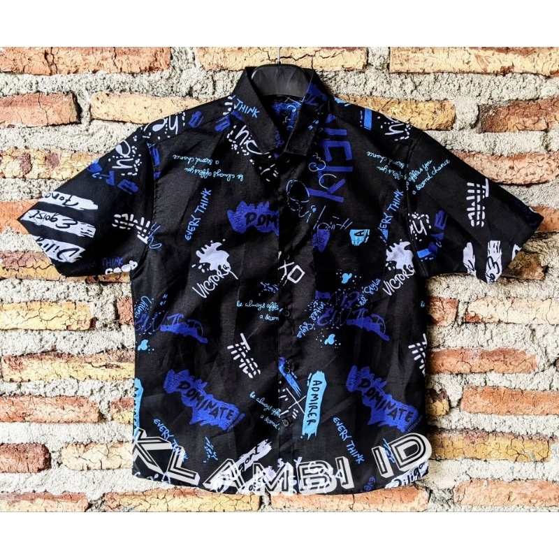 KEMEJA ANAK Motif Kamera Kemeja Anak Cowok Distro baju anak laki laki / kemeja anak cowok usia 2-12 tahun