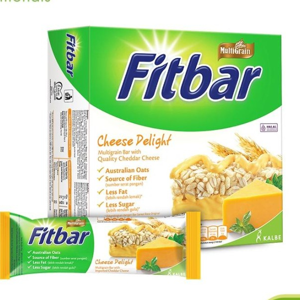 

SHIPMENT - FITBAR MULTIGRAIN CHEESE DELIGHT 5 X 20 GR