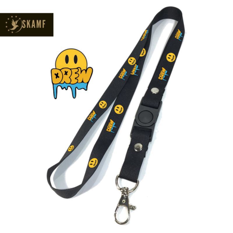 

TALI LANYARD DREW / GANTUNGAN KUNCI / GANTUNGAN ID CARD / GANTUNGAN HP / TALI NAME TAG NYAMAN DI PAKAI
