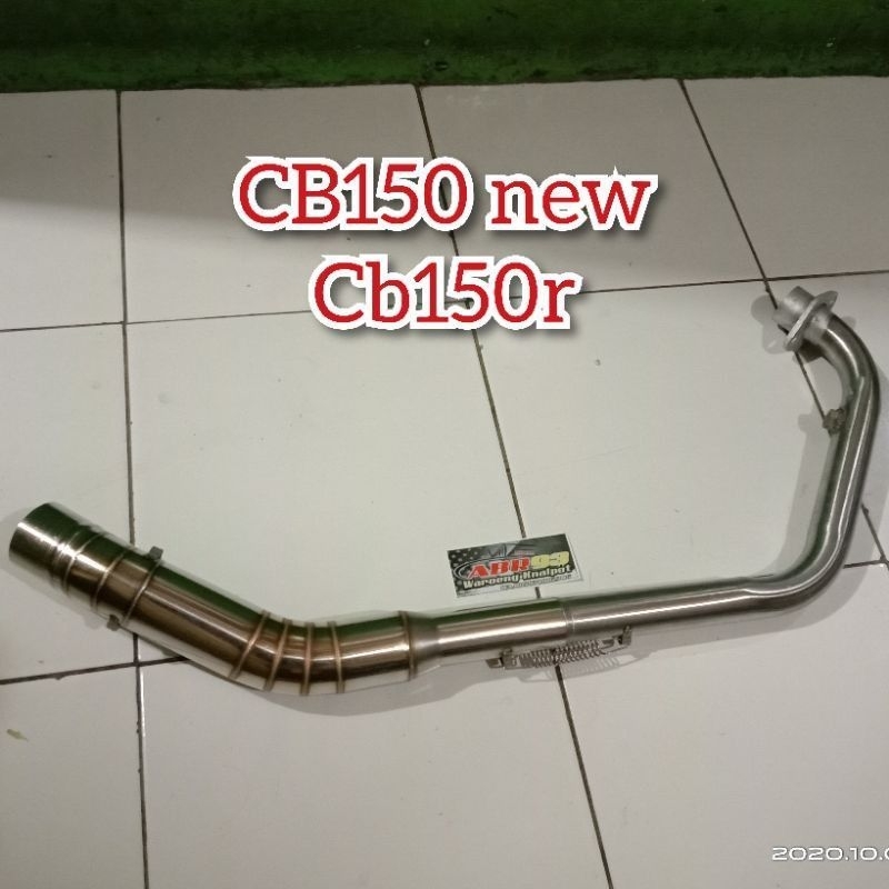PIPA KNALPOT LEHER STENLIS CB 150R NEW SATRIA FU injeksi