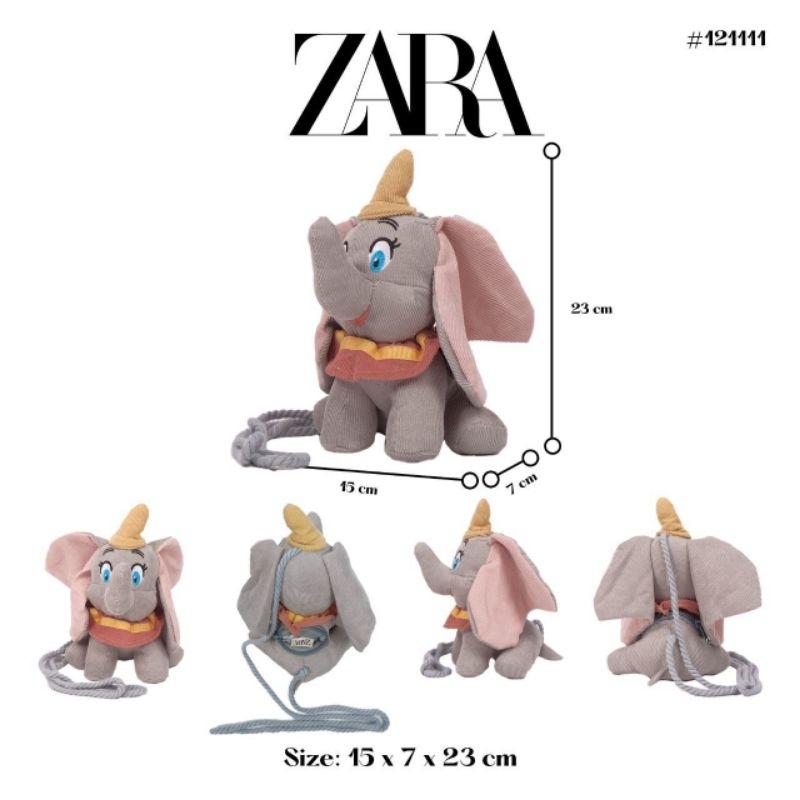 Zara Dumbo size 15x23x7