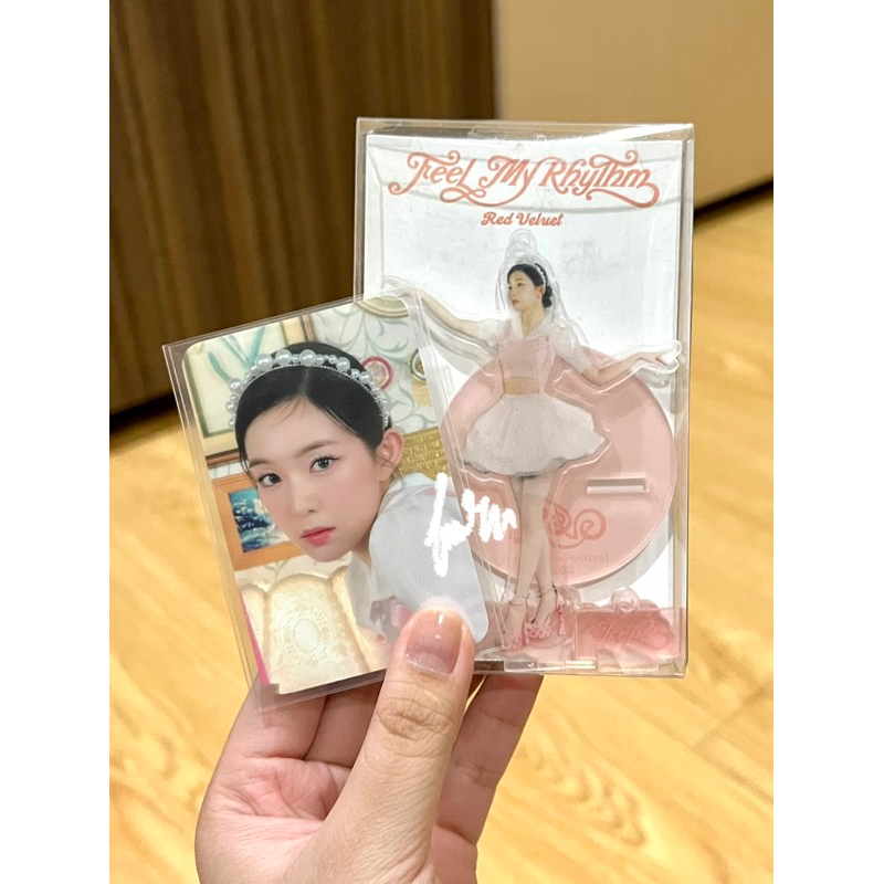 md rv fmr acrylic keyring irene feel my rhythm red velvet merchandise sm photocard pc wts wtb