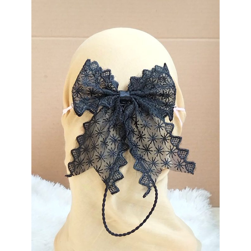 konektor masker pita renda ala Korea,strapmask renda ribbon lace