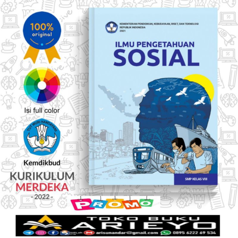 

New+Buku K-Merdeka IPS - SMP Kelas : 8 Buku Siswa Sekolah Penggerak