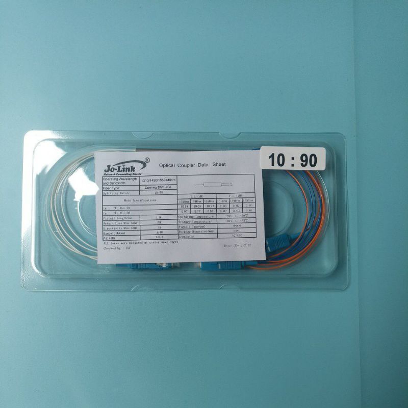 splitter ratio 10:90 / splitter 1-2 plc sc upc