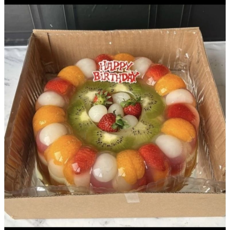 

puding buah acak