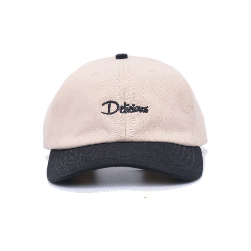 Omidoki Topi Polo Caps Hitam Cream Delicious