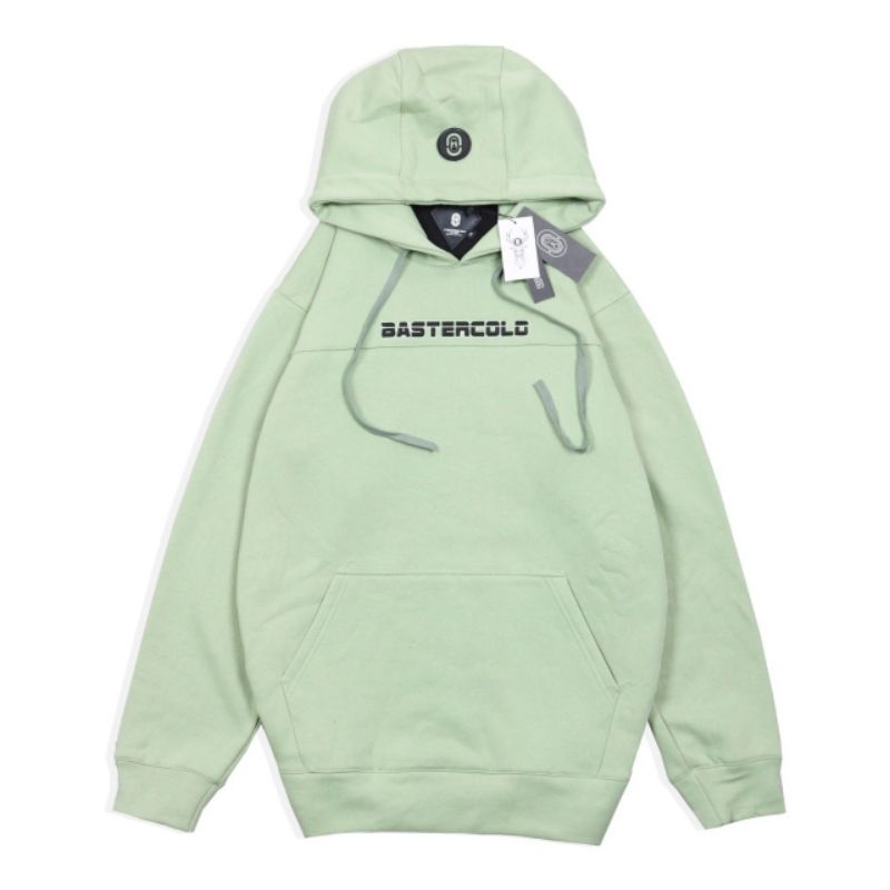 BASTERCOLD ORIGINAL JAKET HOODIE MONO FLOCKING SAGE FULLTAG