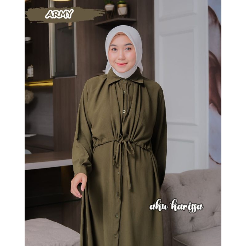 AKU KARISSA DRESS // SYAQINA DRESS AKU KARISSA // GAMIS CRINKLE MUSLIMAH AKU KARISSA