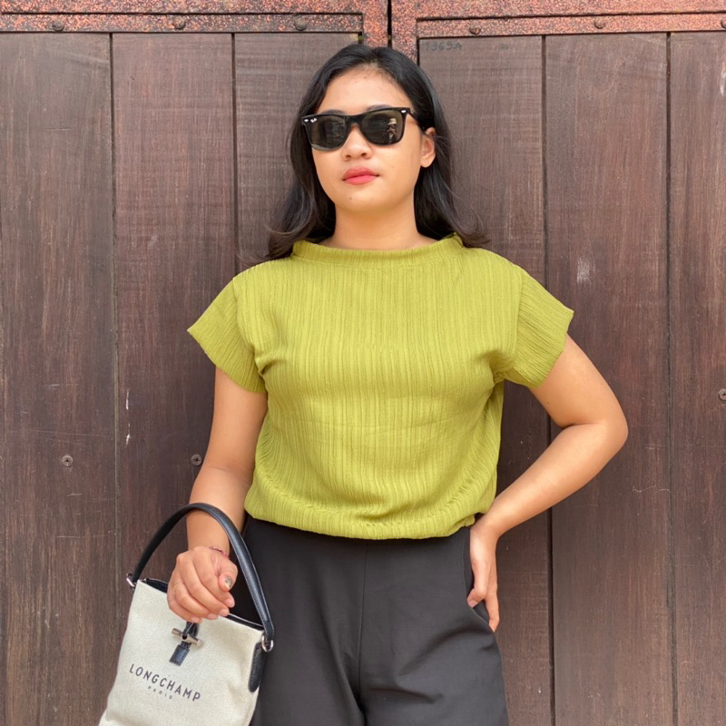 Dona Top Bahan Lady Crush Krincle