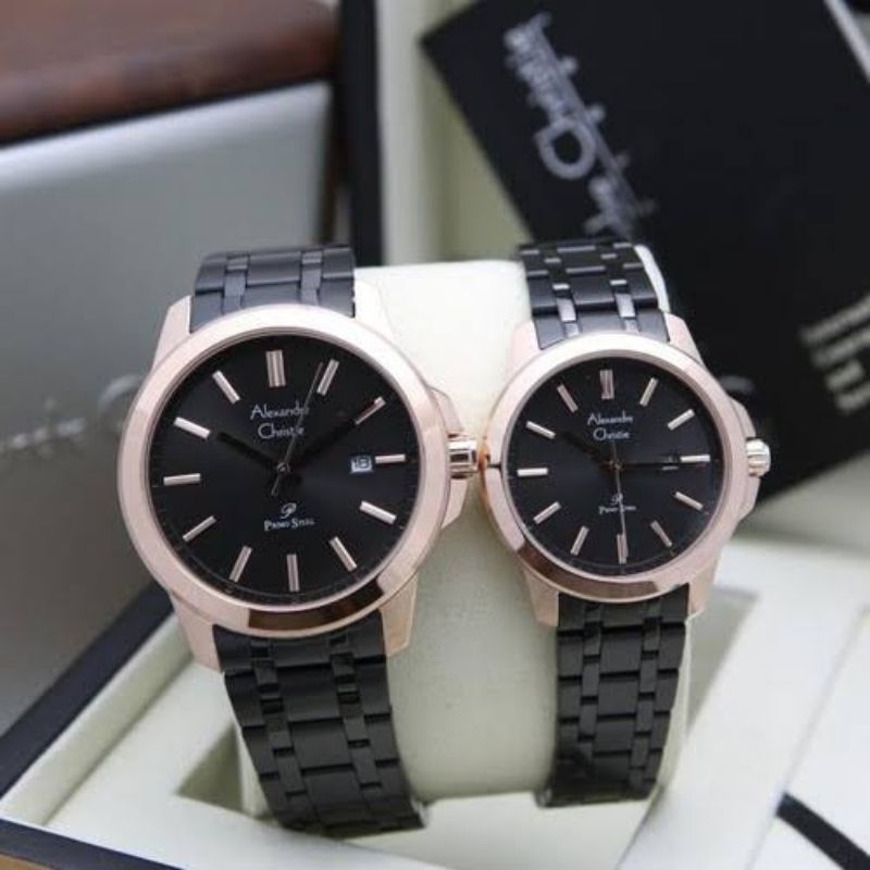 Jam Tangan Alexandre Christie 1017 Couple Original