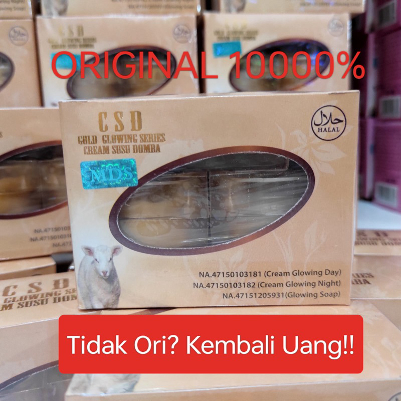 Cream Susu Domba Gold Glowing Original