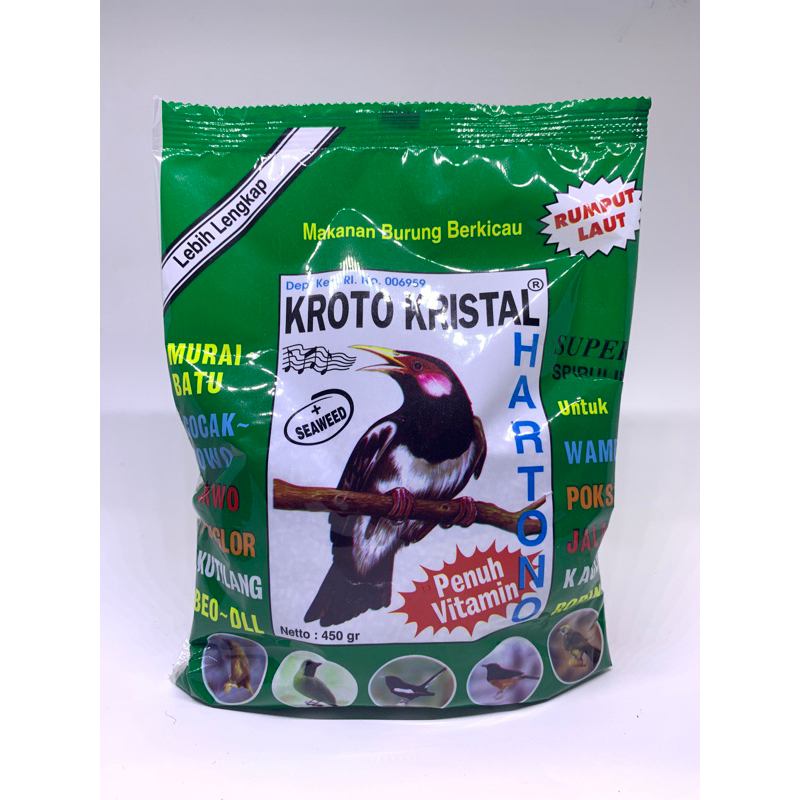 Kroto Kristal Hijau (Rumput Laut)